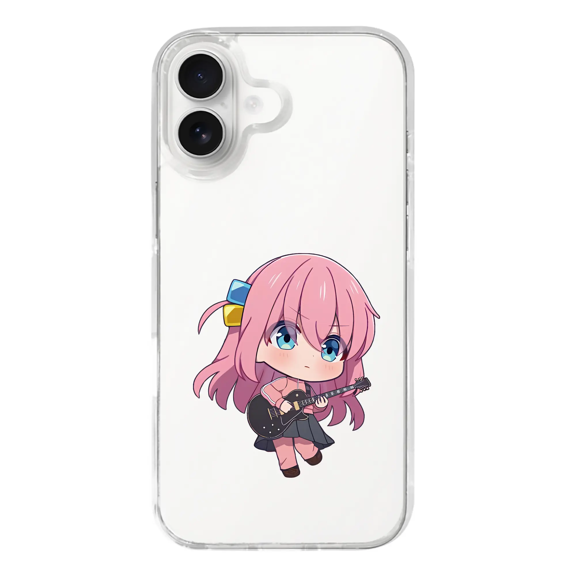 ぼっちざろっく！ グッズ,後藤ひとり - iPhone 17シリーズ 透明スマホケース – 薄型・耐衝撃・精密フィット保護カバー